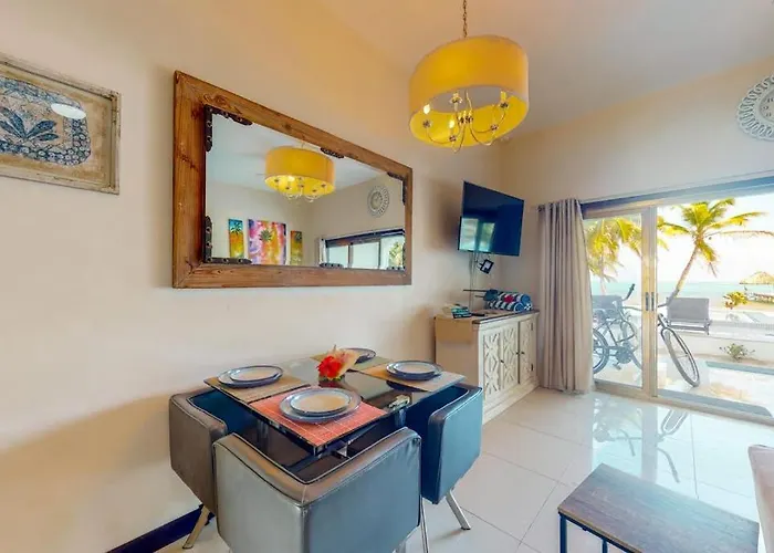 Beachfront With Pool Amazing Ocean View & Wd - Near Restaurants * San Pedro (Ambergris Caye)