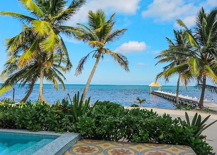 Сasa de vacaciones Beachfront With Pool Amazing Ocean View & Wd - Near Restaurants San Pedro (Ambergris Caye)